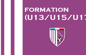Formation (U13/U15/U17) : Planning et informations début de saison