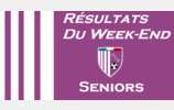 Seniors : Résultats du week-end (15 et 16 octobre)