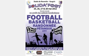 SOLIDA'FOOT - 25, 26, 27 & 28 mai 2012