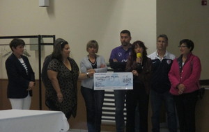 Remise du chèque SOLIDA 2014