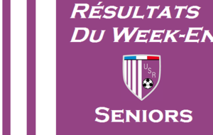 Seniors : Résultats du dimanche (2 octobre)