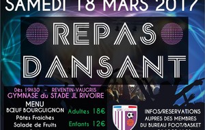 Repas dansant de l'USR le Samedi 18 Mars