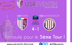 Coupe de France : L'US Reventin est au 5ème tour ! Qualification historique !