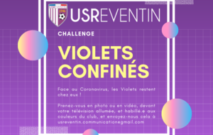 Coronavirus : Restons chez nous  avec le Challenge #VioletsConfinés