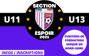 Intégrez la nouvelle section Espoirs de l’US Reventin (U11/ U13) !