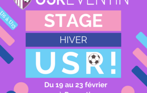 Les inscriptions au stage d'hiver (U6 À U13) sont ouvertes !