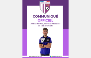 Communiqué officiel : Dorian Rivoire nouveau président de l’US Reventin !