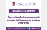 Communiqué Officiel : Deux nouveaux terrains synthétiques à Reventin pour la saison 2017/ 2018