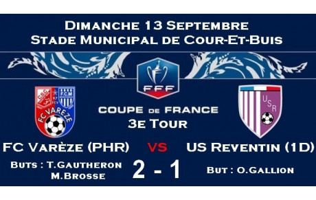 Coupe de France : Un match de grande classe, mais Reventin battu