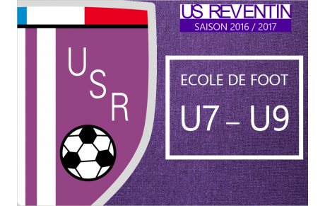 Ecole de foot : Reprise U7/U9 le 18 janvier