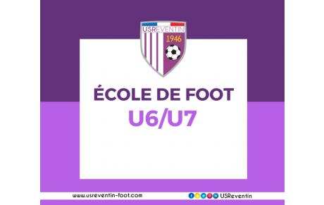 U6/U7 : Les horaires des entraînements aménagés