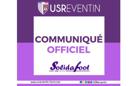 Communiqué officiel : Solida'Foot 2021 se jouera finalement en Juillet !