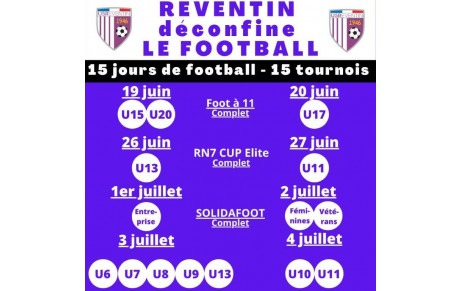 Une folle fin de saison avec 3 tournois majeurs en 15 jours à Reventin !