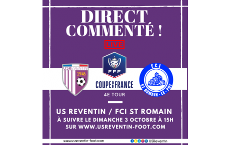 Coupe de France : Suivez US Reventin - St Romain le Puy en direct live commenté !