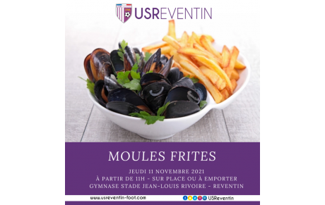 Moules Frites de l'USR le Jeudi 11 novembre !