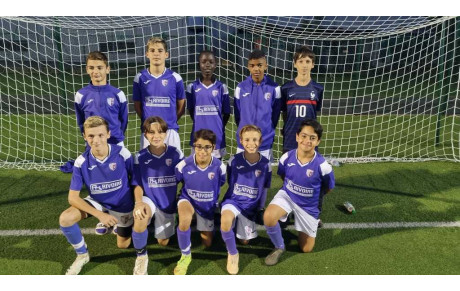 U13 : Nos Violets victorieux au plus haut niveau existant de la catégorie !