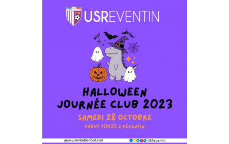Halloween Journée Club : Tous les licenciés et leurs familles conviés le samedi 28 octobre !